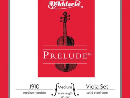 D Addario Strings Prelude Viola Set 15-16  J910MM For Discount