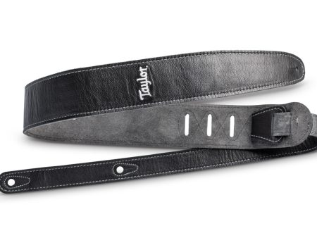 Taylor Strap, Black Leather, Suede Back Discount