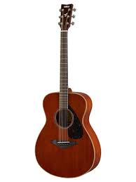 Yamaha FS850 Small Body Solid Top Acoustic Guitar, Mahogany For Discount