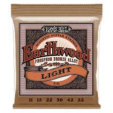 Ernie Ball 2148 Earthwood Phosophor Bronze Acoustic Strings - .011-.052 Light Cheap