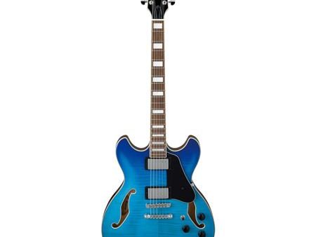 Ibanez Artcore AS73FM Semi-Hollow Electric Guitar - Azure Blue Gradiation Cheap