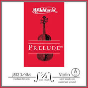 D Addario Prelude Violin A 3 4 Medium Tension J812 3 4M, Single String For Sale