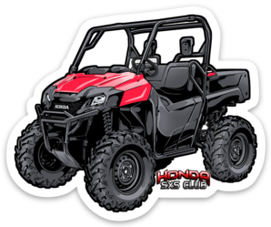 Honda Pioneer 700-2 Red Sticker - Free Shipping! Online