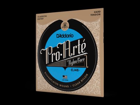 D Addario EJ46 Pro-Arte Silver-Plated Classical Guitar Strings - Hard Tension on Sale