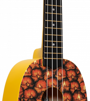 Amahi Ukulele, Pineapple Shape with Pineapple Design on Sale