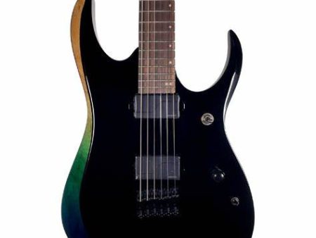 Ibanez Axion Label RGD61ALA Electric Guitar - Midnight Tropical Rainforest Online Sale