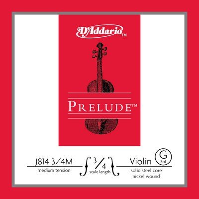 D Addario Prelude Violin G 3 4 Medium Tension J814 3 4M, Single String Online