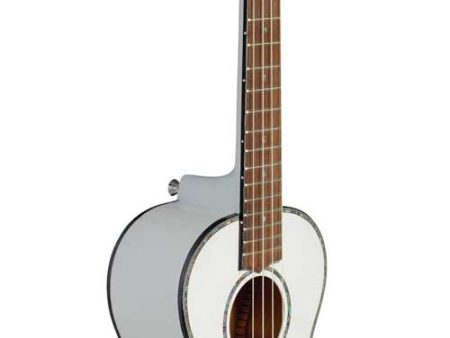 Julia Michaels White Pearl Tenor Signature Ukulele Fashion