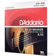 D Addario EJ12 Medium 80 20 Bronze Acoustic Guitar Strings - .013-.056 on Sale