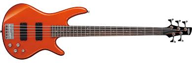 Ibanez GSR 5 String Bass Guitar, Right, Roadster Orange Metallic (GSR205ROM) For Cheap