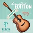 Teton STG100HB-LTD Limited Edition Honeyburst Grand Concert, Solid Spruce Top Honey Burst Finish Online