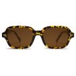 SOIOS Tortoise Square Frame Sunglasses Supply