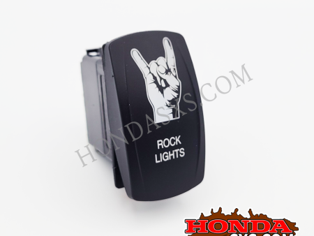 ROCK LIGHTS  hands  ROCKER SWITCH - SPST - ON OFF SWITCH Cheap