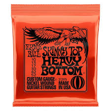 Ernie Ball 2215 Skinny Top Heavy Bottom Slinky Nickel Wound Electric Guitar Strings - .010-.052 Discount