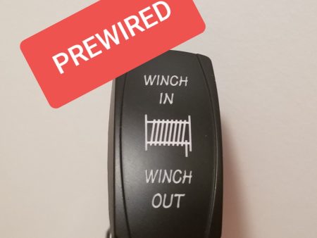 Pre-Wired Winch in out flush mount switch for Honda Pioneer, Talon. For Sale