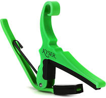 Kyser Quick-Change Capo for 6-string acoustic guitars, Emerald Green, KG6EG Cheap