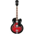 Ibanez Artcore AF75 Hollowbody Electric Guitar Transparent Red Sunburst Online