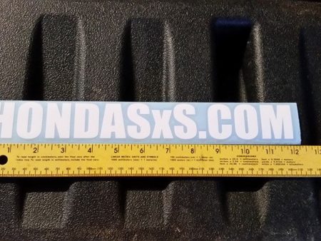 HONDASxS.com Press On Decal Online now