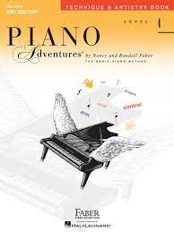 Faber - Piano Adventures - Technique & Artistry Book - Level 4 For Discount