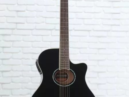 Yamaha APX600 Thin-line Cutaway - Black Fashion