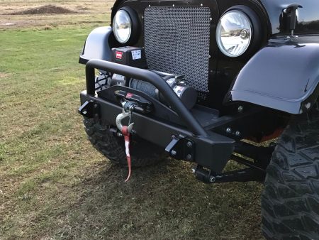 ROXOR STUBBY BUMPER  - 42  WIDE WITH BULLBAR (NO 2” RECEIVER) Hot on Sale