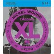 D Addario EXL120 Nickel Wound Electric Strings -.009-.042 Super Light For Cheap