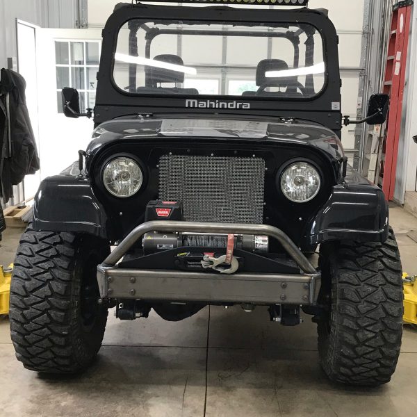 ROXOR STUMPY BUMPER WITH BULLBAR- 36  WIDE Online