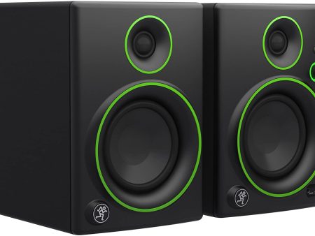 Mackie Studio Monitor, Black w green trim, 4-inch (CR4BT) Supply