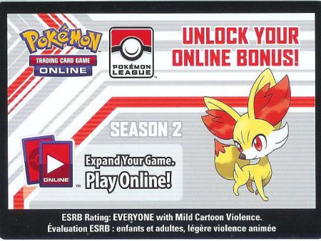 PTCGL Promo Code: 2014 Fennekin Season League Promo - N Online Hot Sale