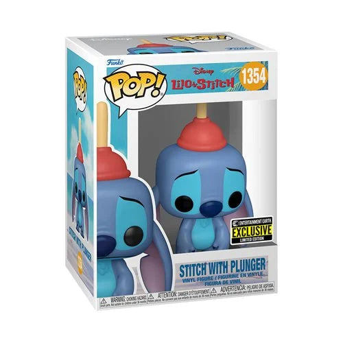 Disney: Funko Pop! - Stitch w  Plunger #1354 (EE Exclusive) Cheap