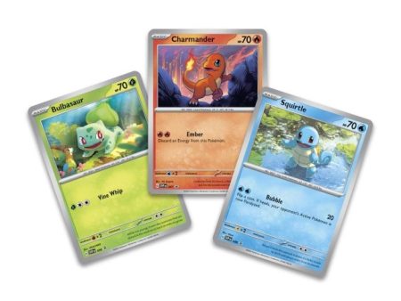 Pokemon 151 Poster Collection PTCGL Code - Kanto Starters For Sale