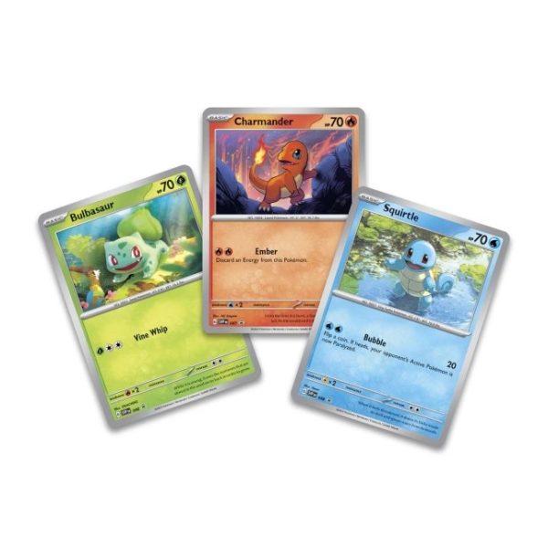 Pokemon 151 Poster Collection PTCGL Code - Kanto Starters For Sale