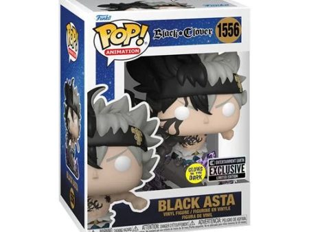 Black Clover: Funko Pop! - Black Asta (GITD) #1556 (EE Exclusive) For Cheap