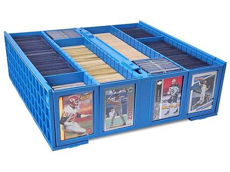 BCW: Plastic Card Bin - Blue (3200 cards) on Sale